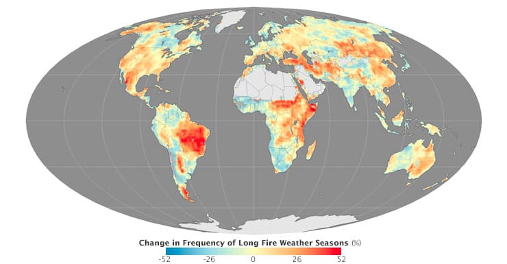 NASA: CLIMATE CHANGE CAUSING FIRE SEASONS TO GET LONGER, MORE FREQUENT 3